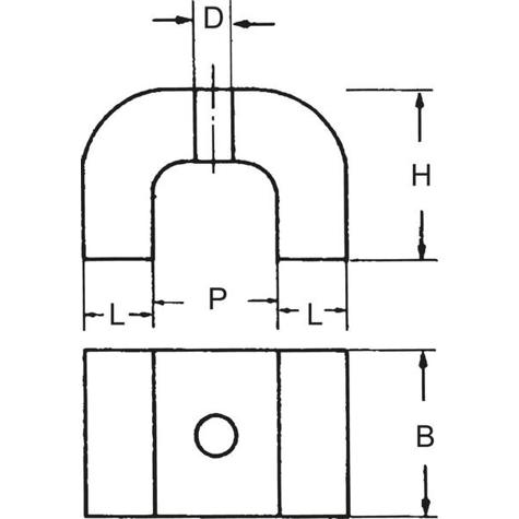 Hufeisenmagnet 30x20x20 mm