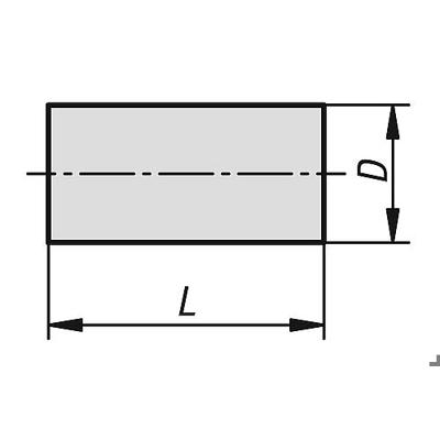 Stabmagnet aus Alnico mit einer Länge von 80 mm und einem Durchmesser von 34 mm