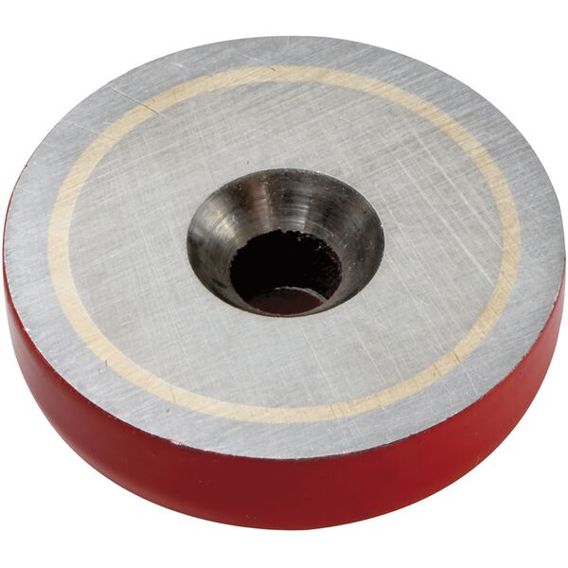 Flacher Magnet Topf - 28.6 mm - 4.0 kg Haltekraft